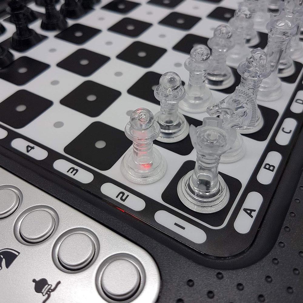 Lexibook Chessman FX Electronic Chess Game With Touch Sensitive Keyboard - Black/Silver
