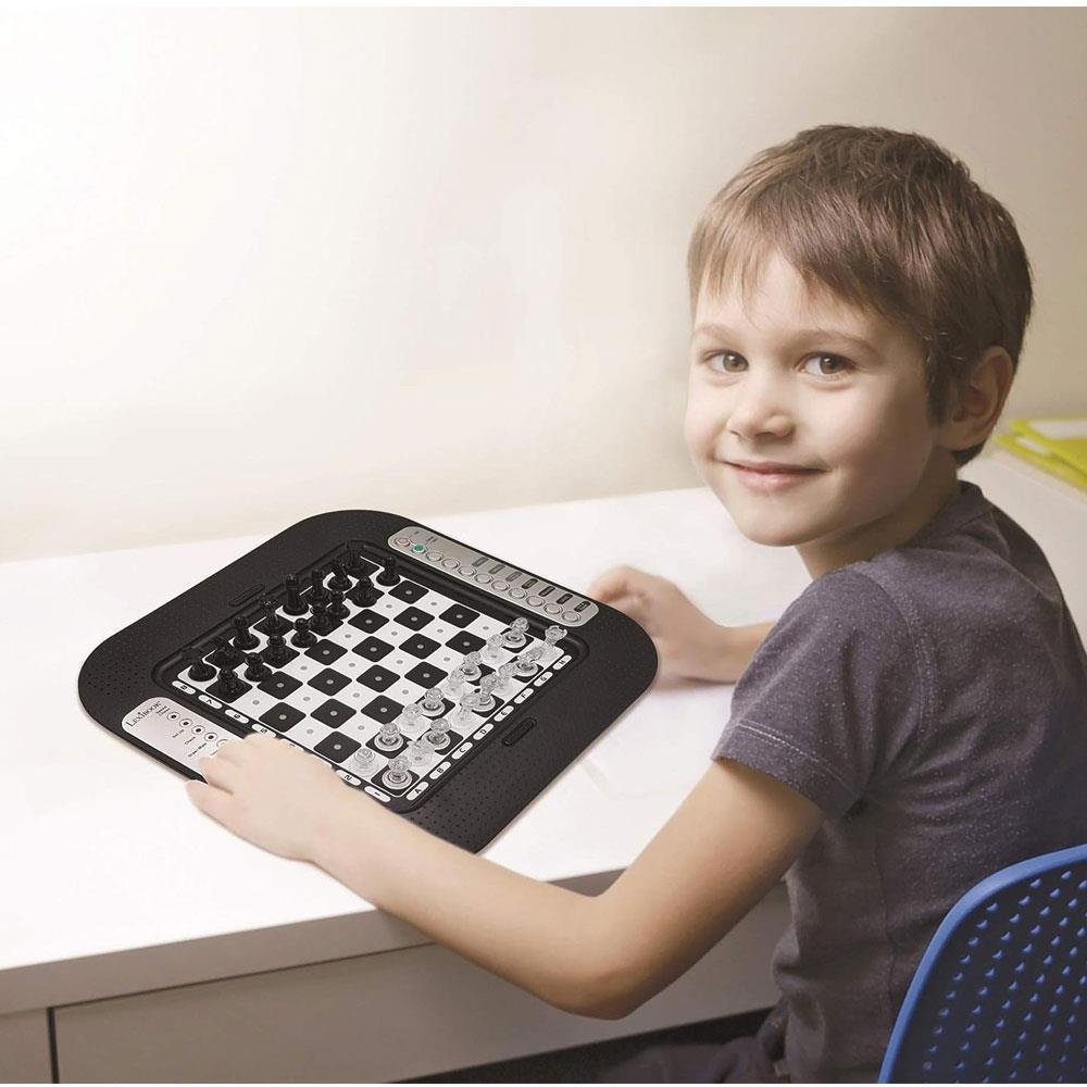 Lexibook Chessman FX Electronic Chess Game With Touch Sensitive Keyboard - Black/Silver