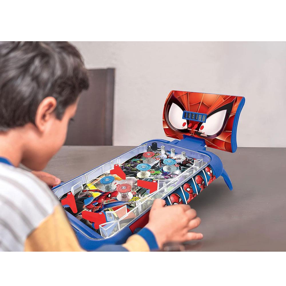 Lexibook Spider-Man Electronic Pinball With Lights And Sounds Action And Reflex Game - Multicolour