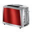 Russell Hobbs Luna 2 Slice Toaster With Defrost Reheat And Cancel Settings 1500W - Red