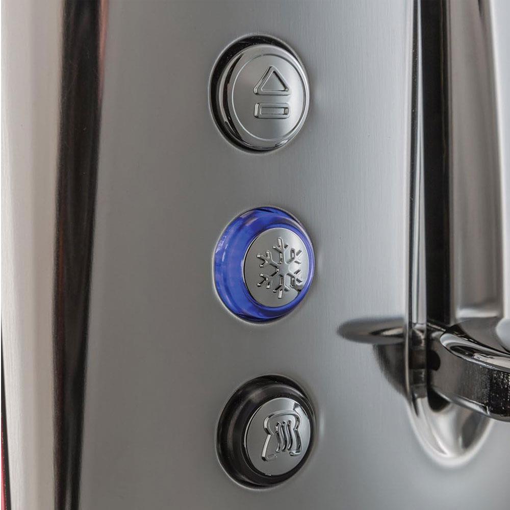 Russell Hobbs Luna 2 Slice Toaster With Defrost Reheat And Cancel Settings 1500W - Red Secondary image