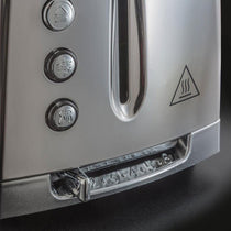 Russell Hobbs Luna 2 Slice Toaster With Defrost Reheat And Cancel Settings 1500W - Red