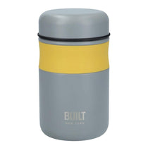 Built The Stylist Double Walled Vacuum-Insulated Food Jar For Hot Cold & Frozen Foods 490ml - Grey