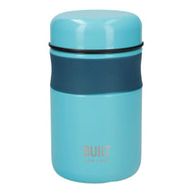 Built Double Walled Vacuum Insulated Food Flask 490ml For Hot Cold And Frozen Foods - Teal