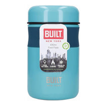 Built Double Walled Vacuum Insulated Food Flask 490ml For Hot Cold And Frozen Foods - Teal