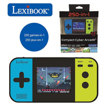 Lexibook Handheld Console Compact Cyber Arcade 250 Games - Black/Blue/Green
