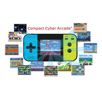 Lexibook Handheld Console Compact Cyber Arcade 250 Games - Black/Blue/Green