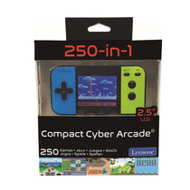 Lexibook Handheld Console Compact Cyber Arcade 250 Games - Black/Blue/Green