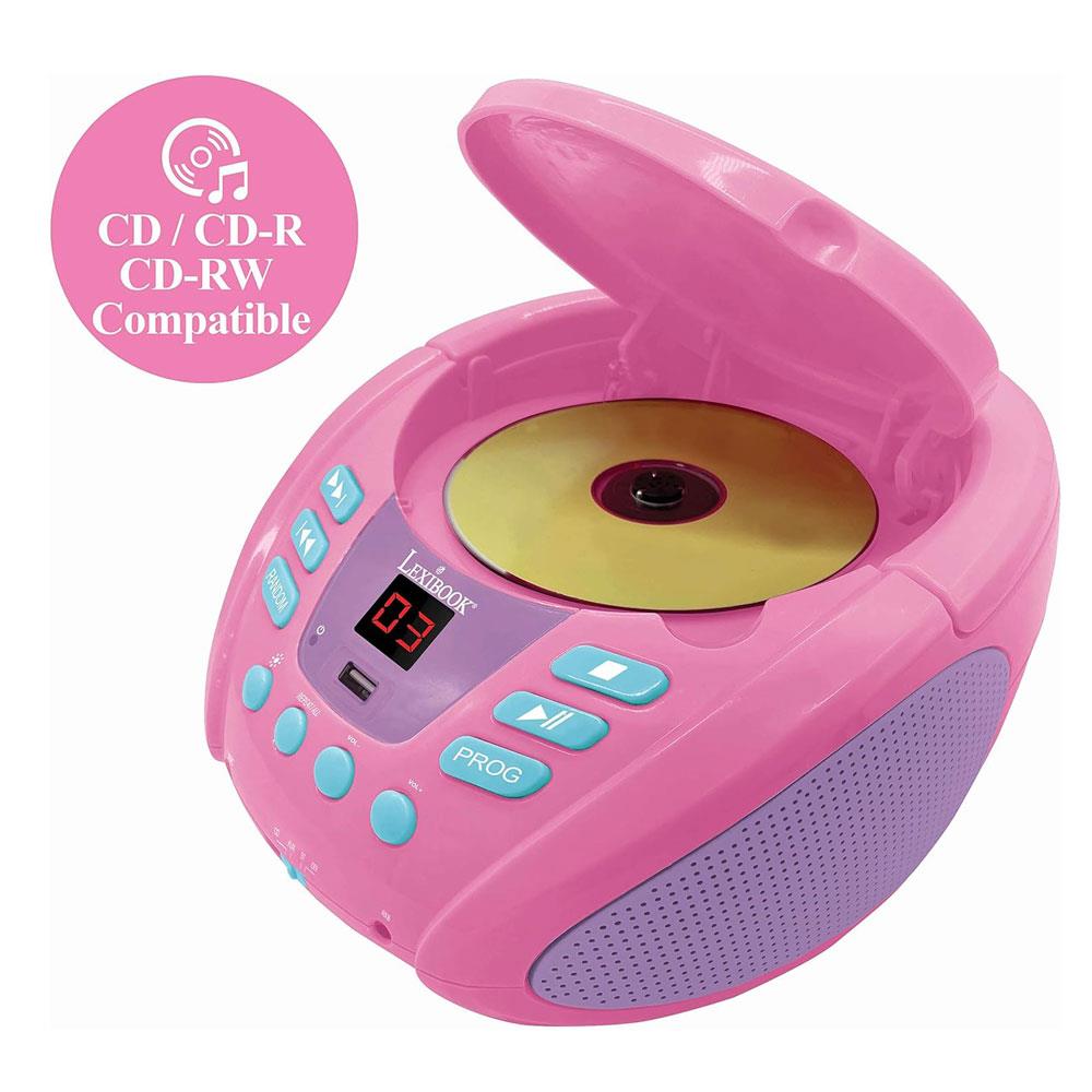 Lexibook Unicorn Boombox CD Player With Bluetooth - Multicolour