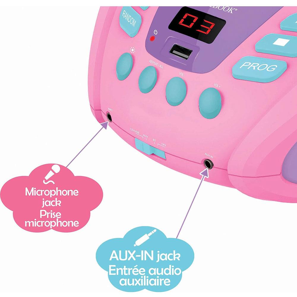 Lexibook Unicorn Boombox CD Player With Bluetooth - Multicolour