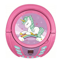 Lexibook Unicorn Boombox CD Player With Bluetooth - Multicolour