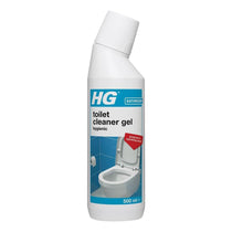 HG Toilet Cleaner Gel Hygienic Limescale Remover And Anti Stain Formula For Bathroom - 500ml