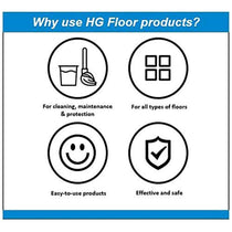 HG Floors Vinyl Protector Protective Coating Gloss Finish Glass Polish Product 77 - 1 Litre