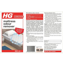 HG Mattress Odour Remover Freshener And Stale Smell Remover Refreshes And Neutralises - 500ml