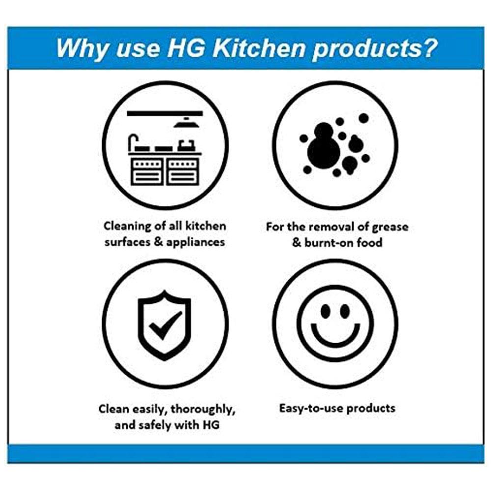 HG Hob Cleaner Extra Strong Effective Kitchen Degreaser Induction Hob Cleaner And Protector - 250ml
