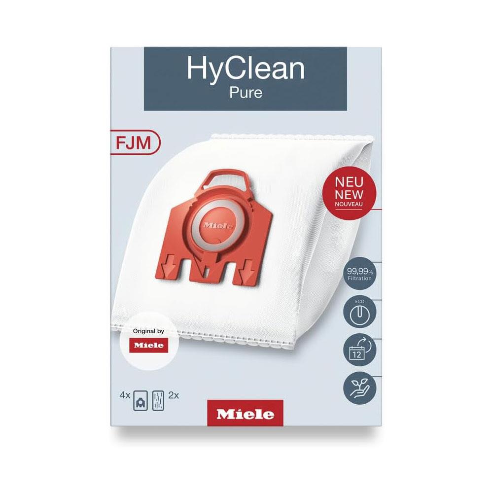 Miele HyClean Pure FJM 3D Efficiency Vacuum Cleaner Bags 4 Pack - Red Main image