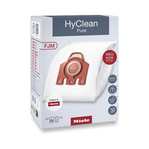 Miele HyClean Pure FJM 3D Efficiency Vacuum Cleaner Bags 4 Pack - Red