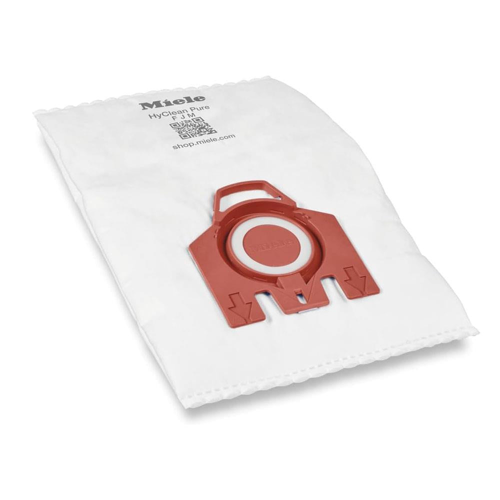 Miele HyClean Pure FJM 3D Efficiency Vacuum Cleaner Bags 4 Pack - Red