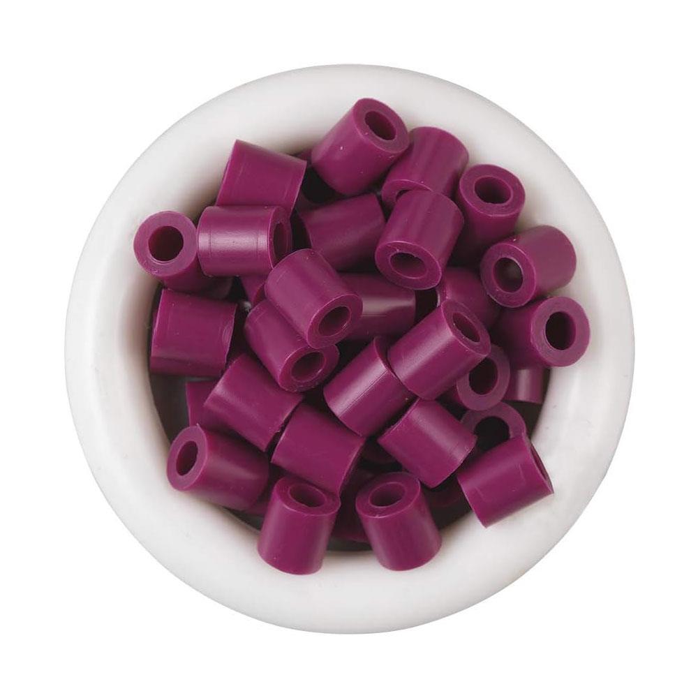 Hama 1000 Midi Beads In Bag Cylindrical Plastic - Plum