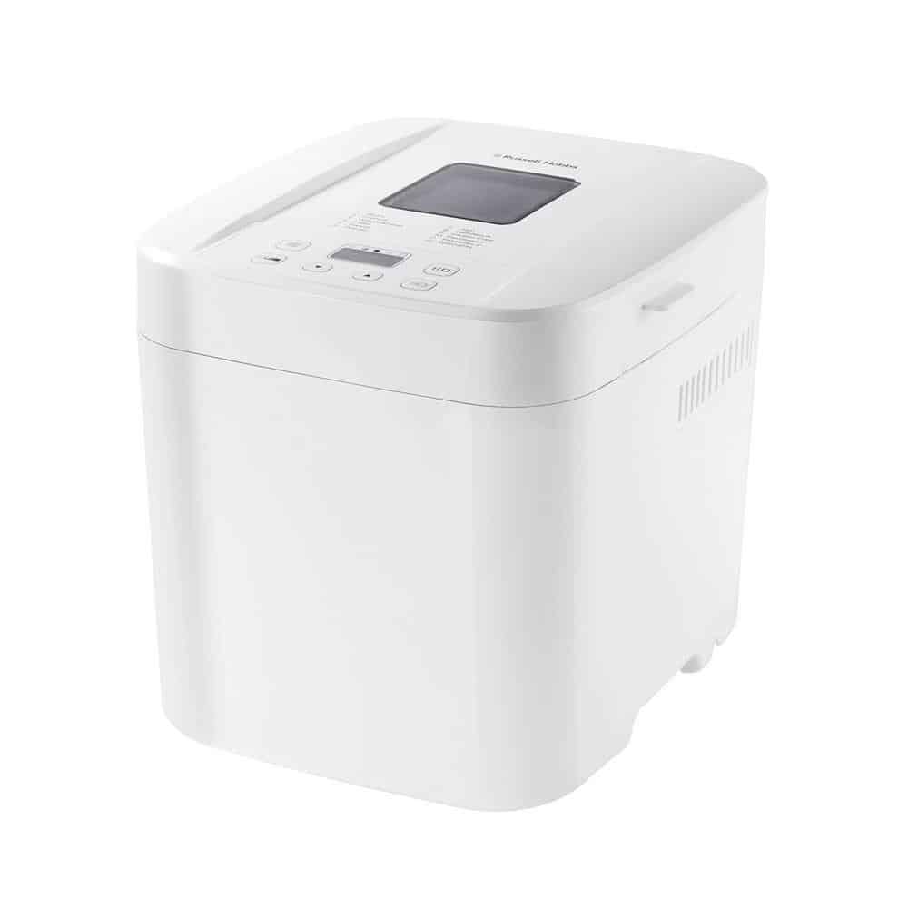 Russell Hobbs Fast Bake Bread Maker 12 Breadmaking Functions 600W 900g Capacity - White