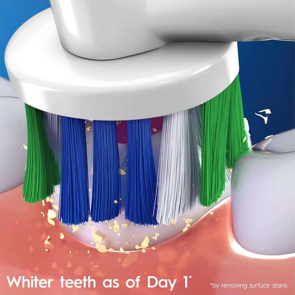 Oral-B 3D White CleanMaximiser Electric Toothbrush Head 4 Pack Secondary image