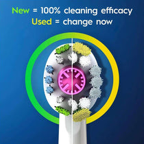Oral-B 3D White CleanMaximiser Electric Toothbrush Head 4 Pack