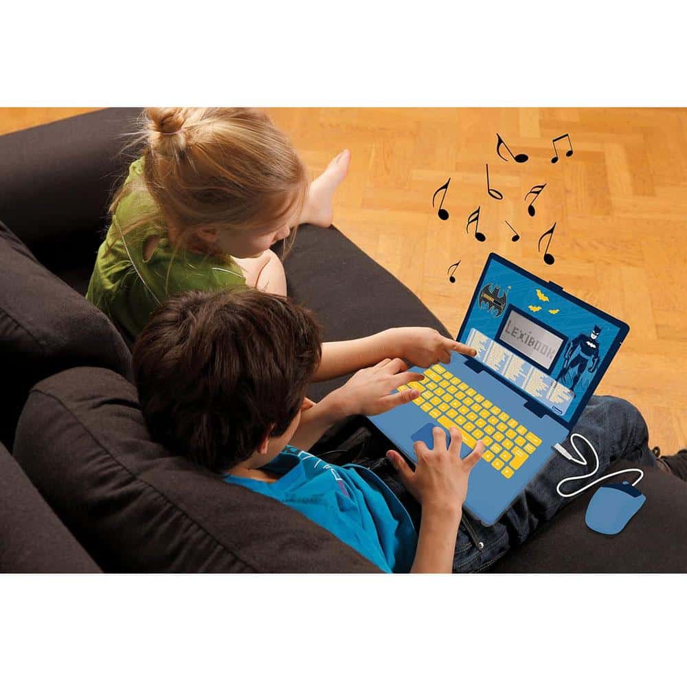Lexibook Batman Bilingual Educational Laptop With 124 Activites - Multicolor