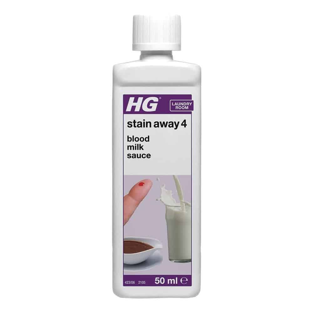HG Stain Away No. 4 Stain Remover Sauce Gravy Spices Blood Milk Egg White - 50ml Main image
