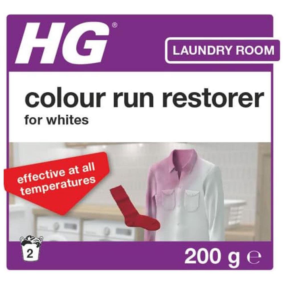 HG Colour Run Restorer For Whites Restores Discolouration - 200g