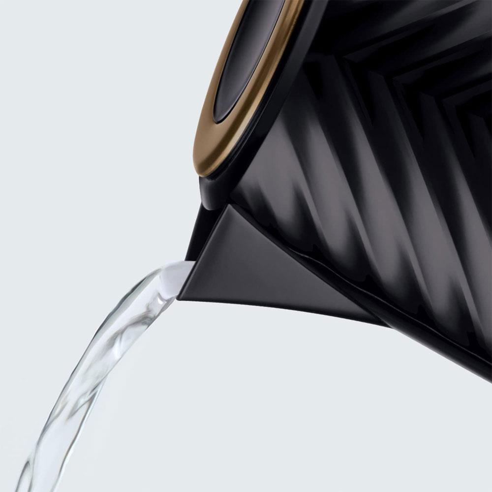 Russell Hobbs Groove Electric Kettle With Perfect Pour 3000W 1.7 Litre - Black