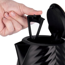 Russell Hobbs Groove Electric Kettle With Perfect Pour 3000W 1.7 Litre - Black
