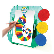 Crayola Paint-Sation Defies Gravity Table Top Easel No-Spill Painting Kit - Multicolour