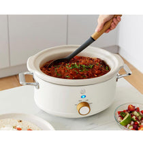 Swan Nordic Slow Cooker With 3 Temperature Settings 200W 3.5 Litre - Cotton White