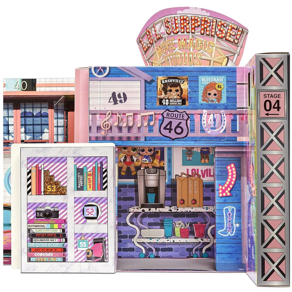 LOL Surprise OMG Movie Magic Studios With 70+ Surprises And 12 Exclusive Dolls - Multicolor