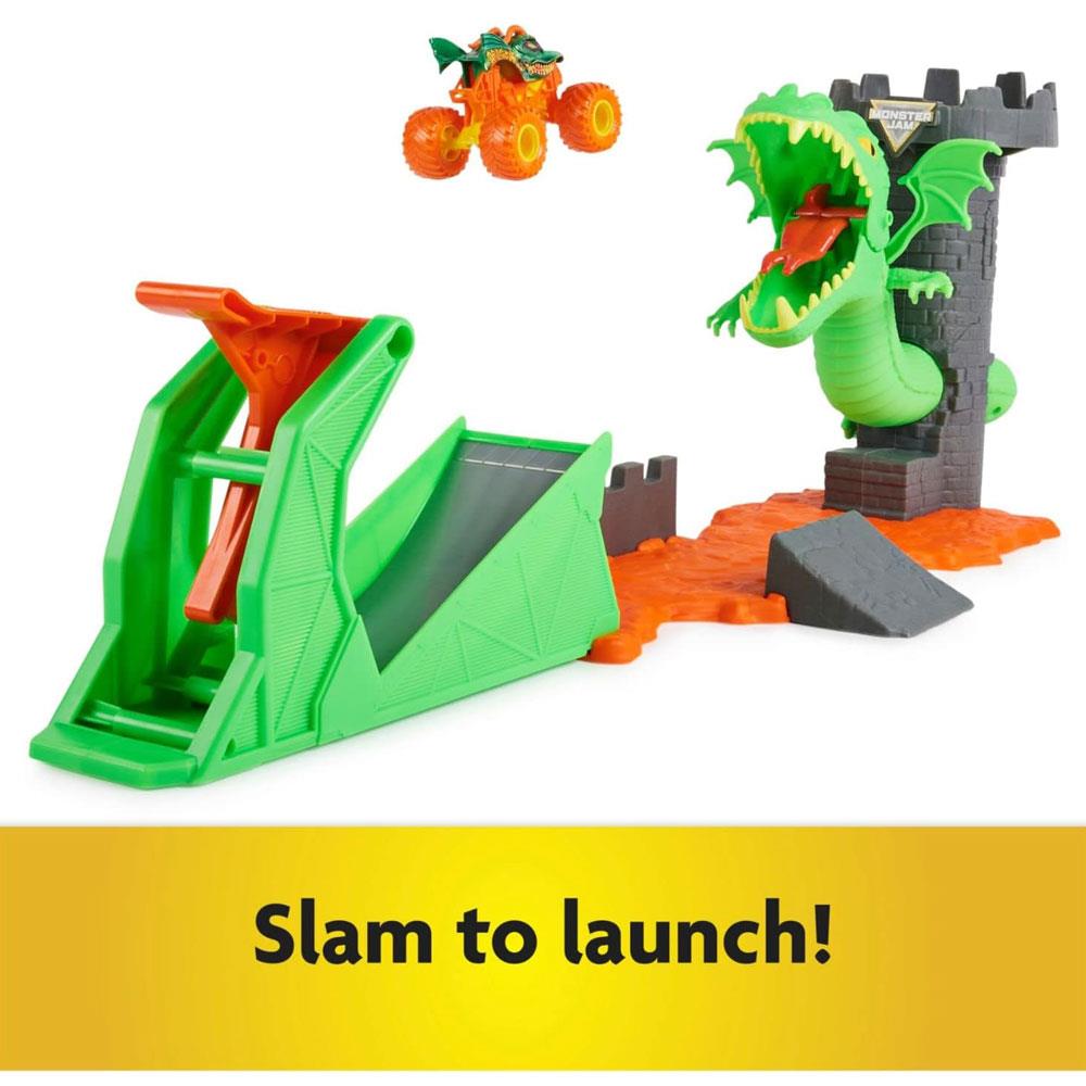 Monster Jam Dueling Dragon Playset With Exclusive 1:64 Scale Dragon Monster Truck - Multicolor Secondary image