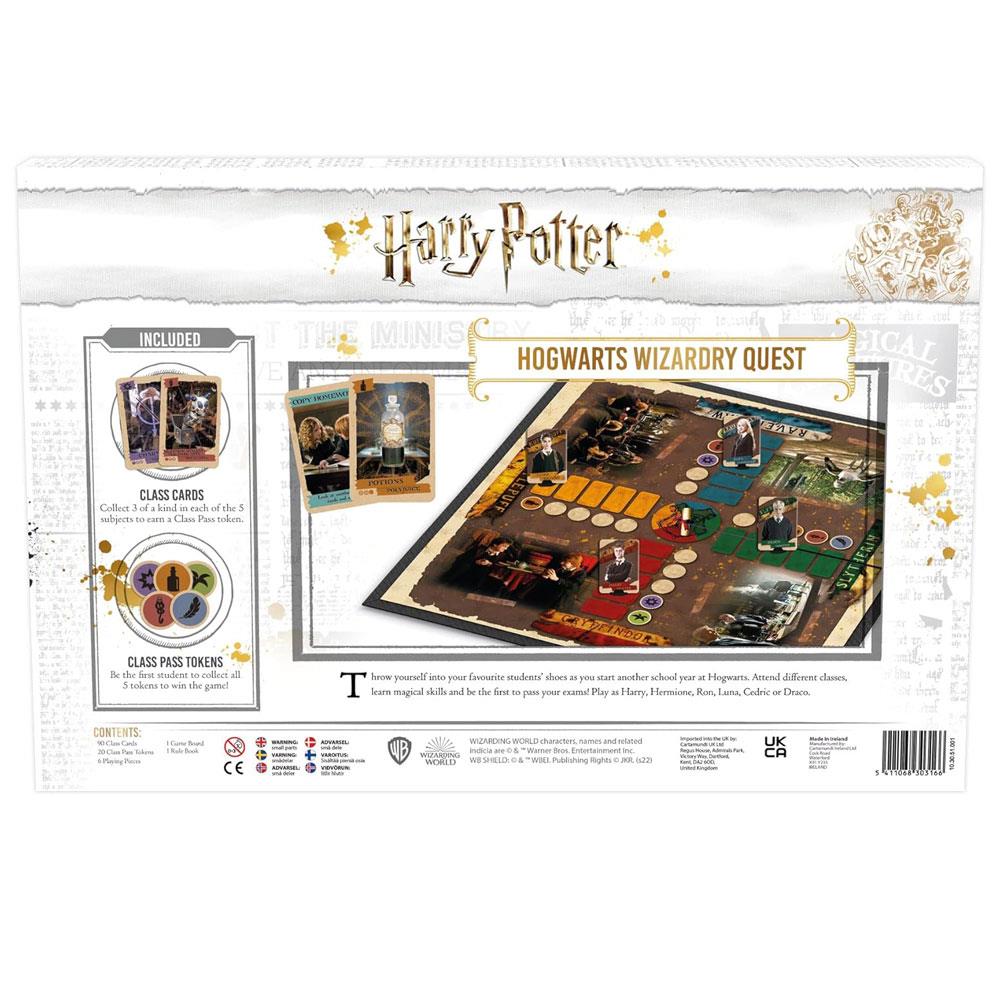Winning Moves Harry Potter Hogwarts Wizardry Quest Board Game 2-4 Players Ages 8+ - Multicolour