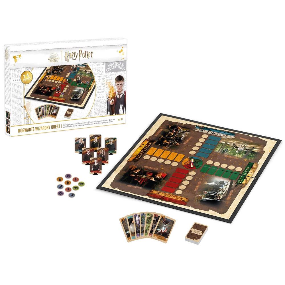 Winning Moves Harry Potter Hogwarts Wizardry Quest Board Game 2-4 Players Ages 8+ - Multicolour