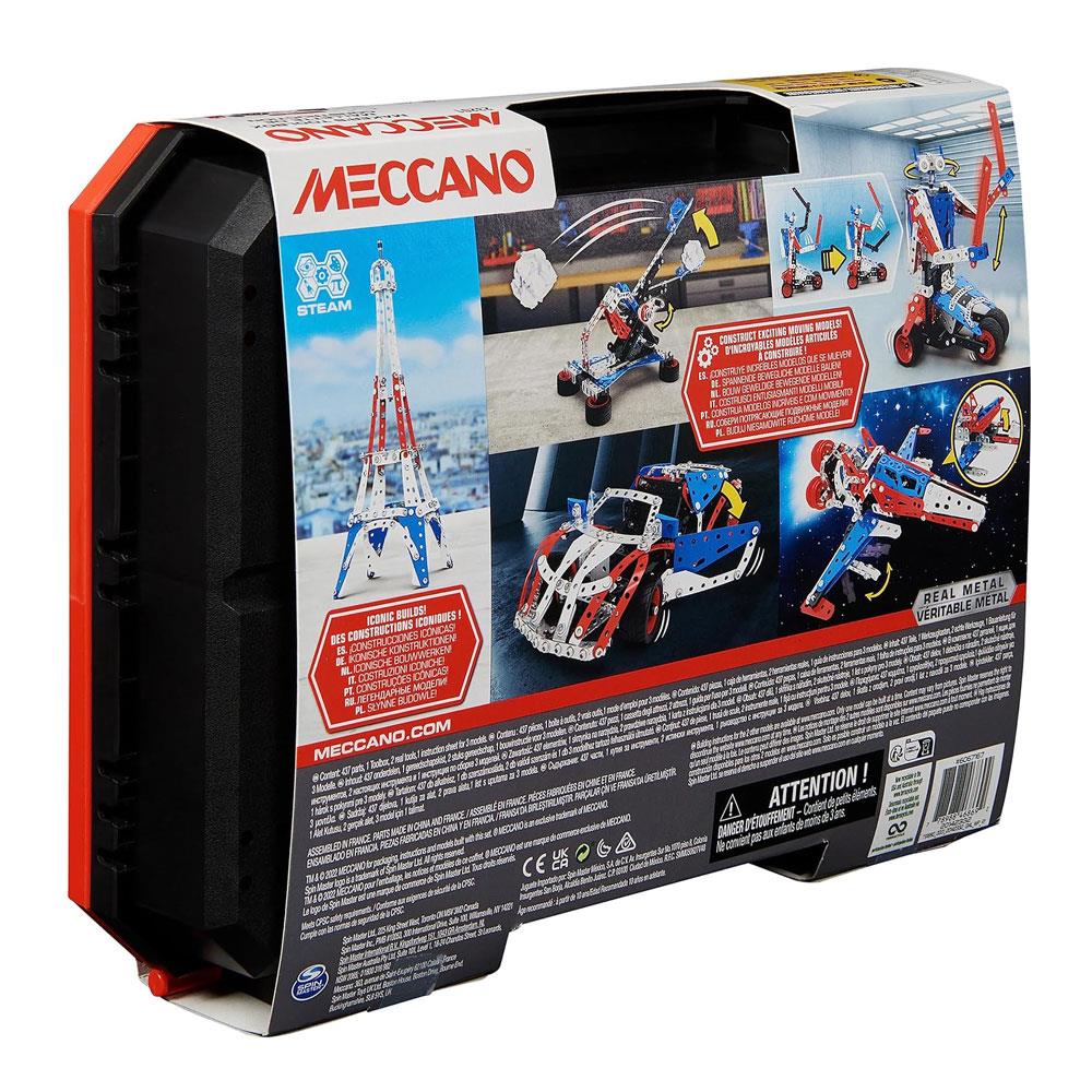 Meccano Makers Toolbox Intermediate Steam Model Building Toys Kit - 437 Piece
