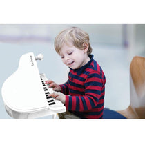 Lexibook First Electronic Piano For Kids With Feet And 31 Lighting Keys Tempo And Volume Adjustment - White