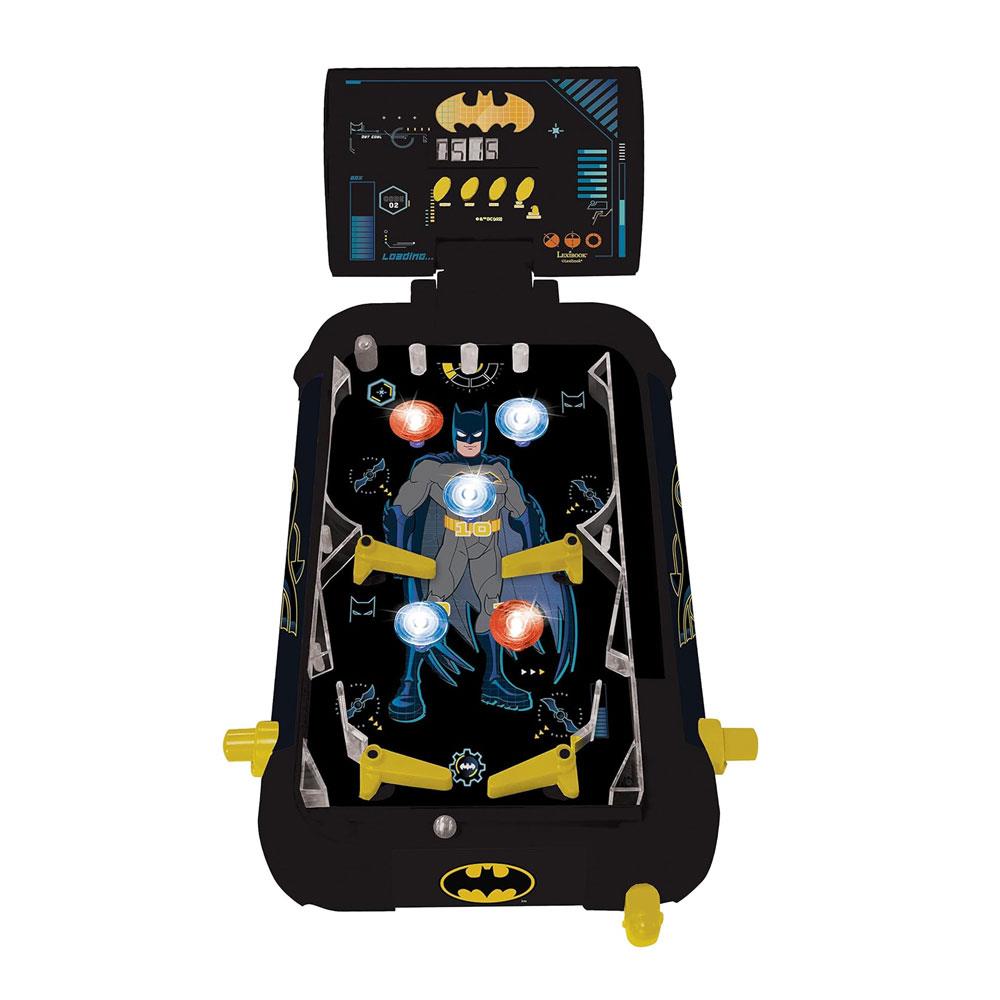 Lexibook Batman Electronic Pinball With Lights And Sounds Action And Reflex Game - Black/Yellow
