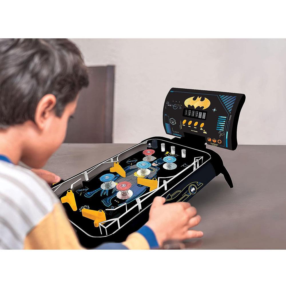 Lexibook Batman Electronic Pinball With Lights And Sounds Action And Reflex Game - Black/Yellow