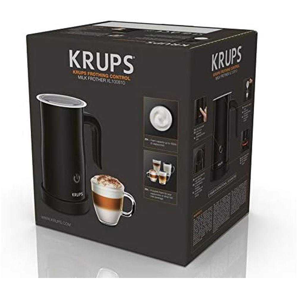 Krups Frothing Control Milk Frother 500W 150ml - Black