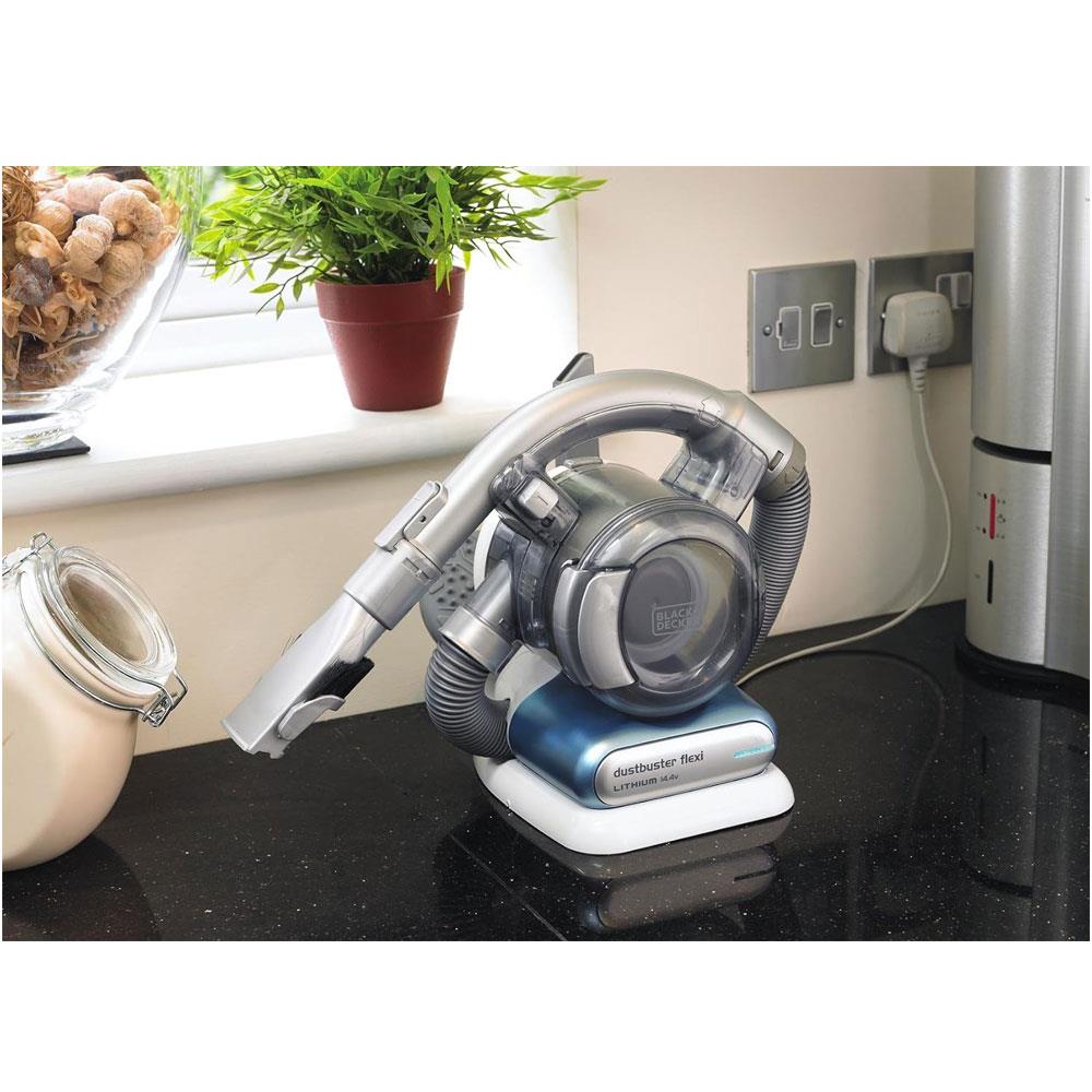 Black & Decker 14.4V Lithium-ion Dustbuster Flexi Cordless Handheld Vacuum Cleaner With Pet Tool - Blue