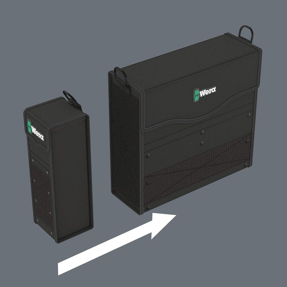 Wera 2go 7 High Tool Box 100 x 105 x 300 mm - Black