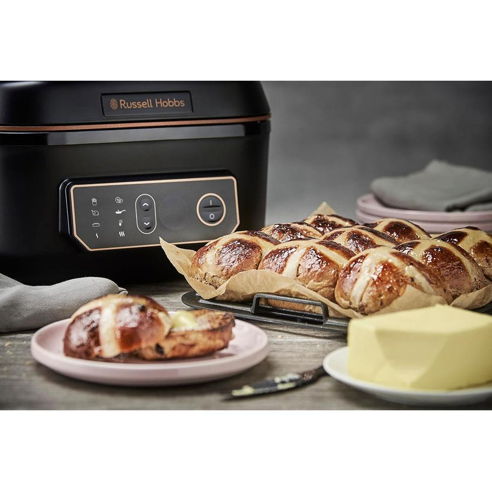 Russell Hobbs Satisfry Digital Air Fryer And Grill Multi Cooker With 7 Cooking Functions 1745W 5.5 Litre - Black