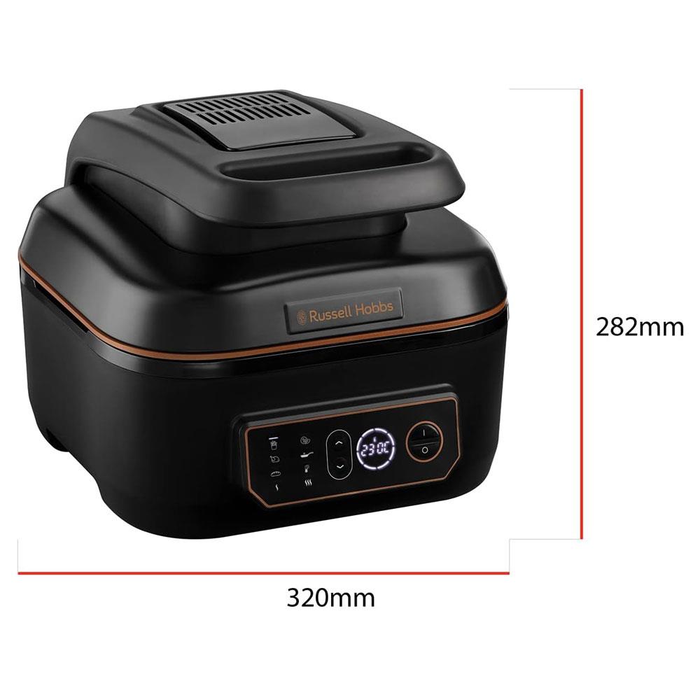Russell Hobbs Satisfry Digital Air Fryer And Grill Multi Cooker With 7 Cooking Functions 1745W 5.5 Litre - Black