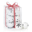 Premier Christmas Tree Decoration Jingle Bell Bauble 4cm 12 Pieces - White