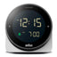 Braun Digital Alarm Clock With Rotating Bezel For Quick Time Setting - White