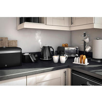 Swan Retro 4 Slice Toaster With Defrost Cancel And Reheat Functions 1600 W - Black
