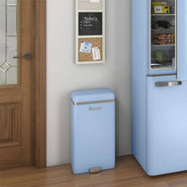 Swan Retro Square Sensor Bin With Infrared Technology Square 45 Litre - Blue